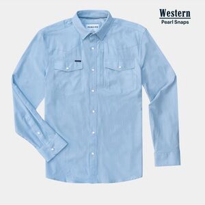 Poncho brand long-sleeved men’s shirt